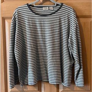 Sonoma Y2K Style Striped Shirt